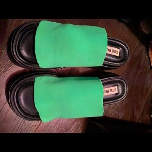 Steve Madden x UO classic stretch wedge slide